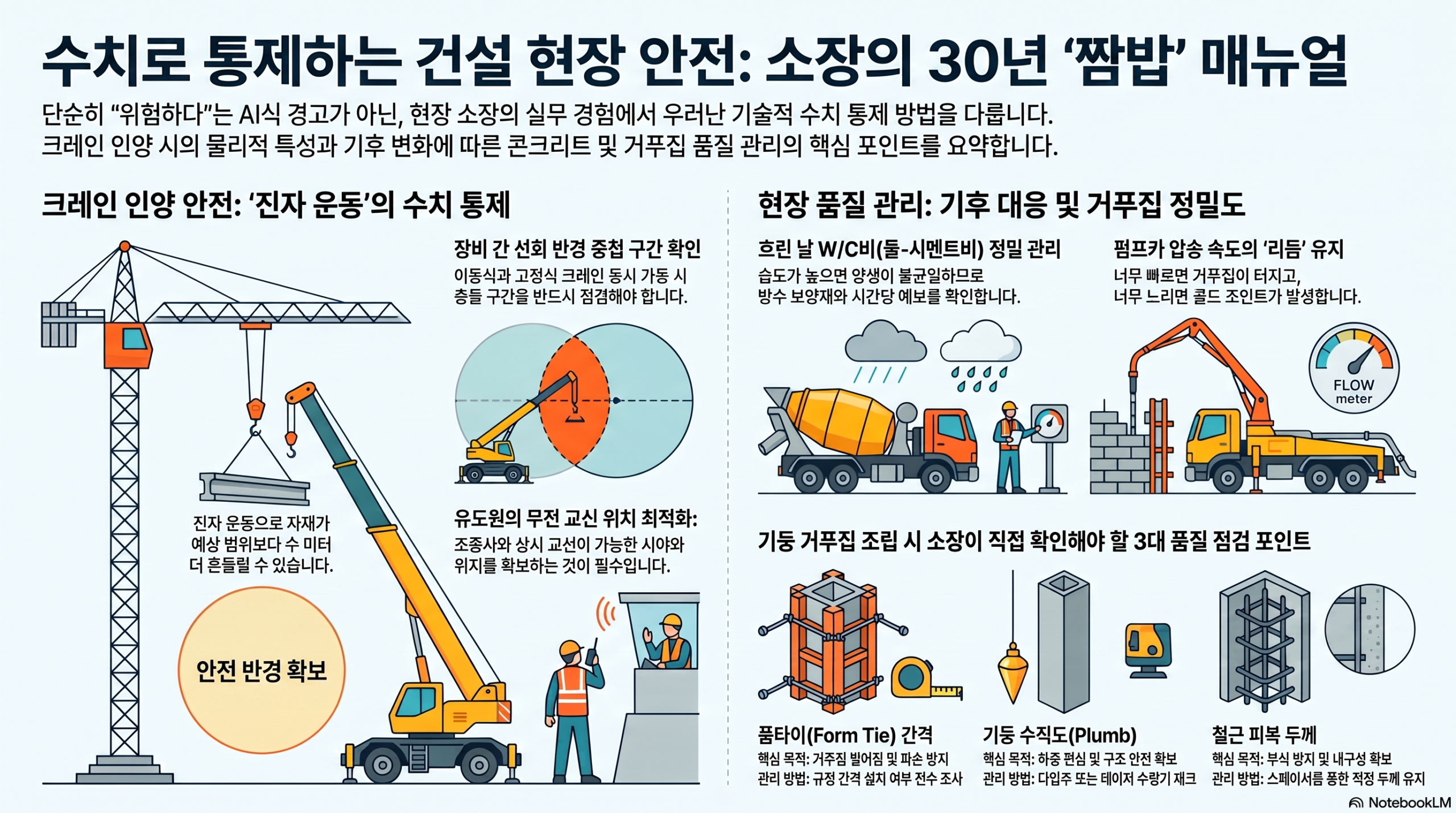 매달린 자재가 위험한 진짜 이유, AI는 수치를 몰랐습니다 수치 기반 건설 현장 안전 매뉴얼
